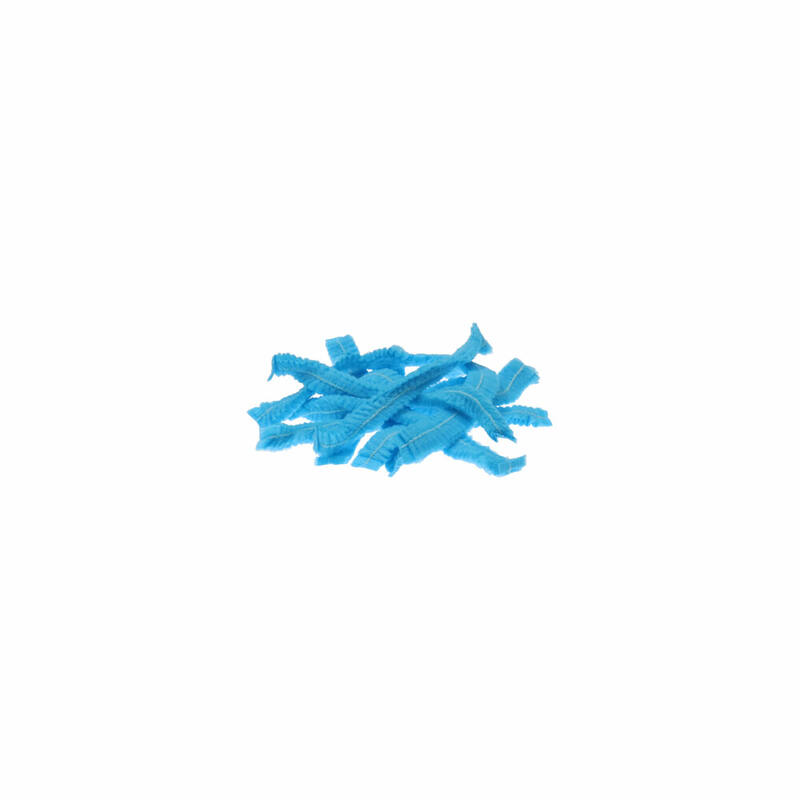 CMT pp non-woven haarnet blauw 54cm/extra-large 1000 st/doos