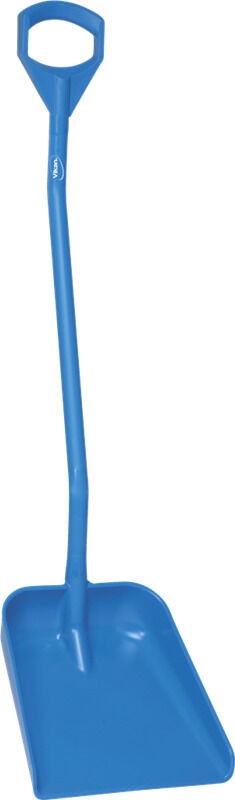 Vikan Ergonomische schop lange steel blauw, groot blad hoogte 1310mm