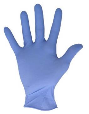 CMT Soft nitril handschoen blauw poedervrij extra-large 1000 st/doos