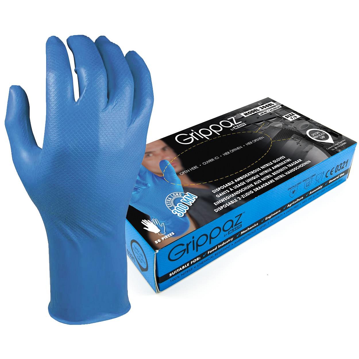 Oxxa X-Grippaz-Pro-Long 44-545 disposable handschoen