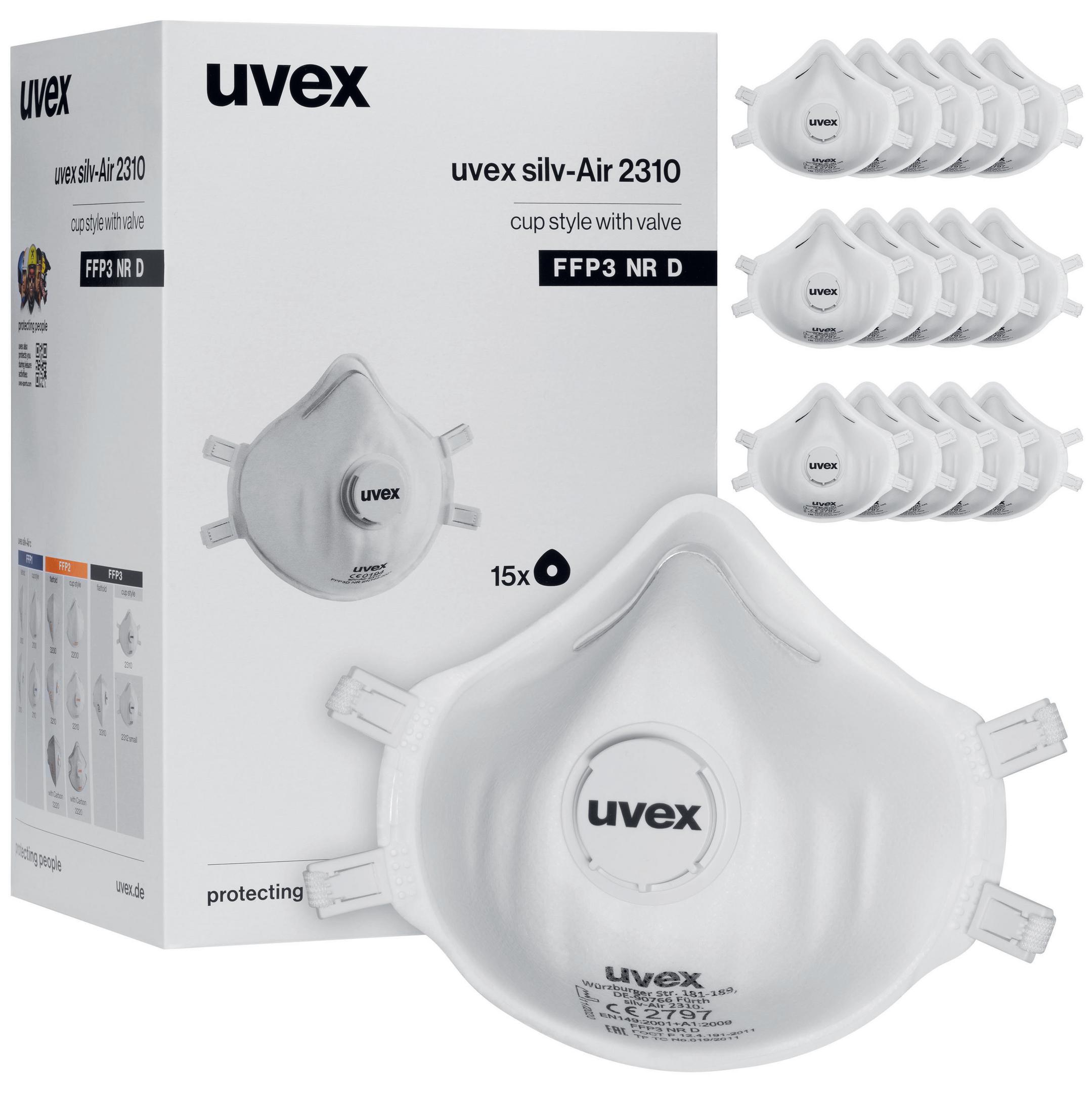 Uvex 2310 SILV-AIR stofmasker FFP3 NR D 