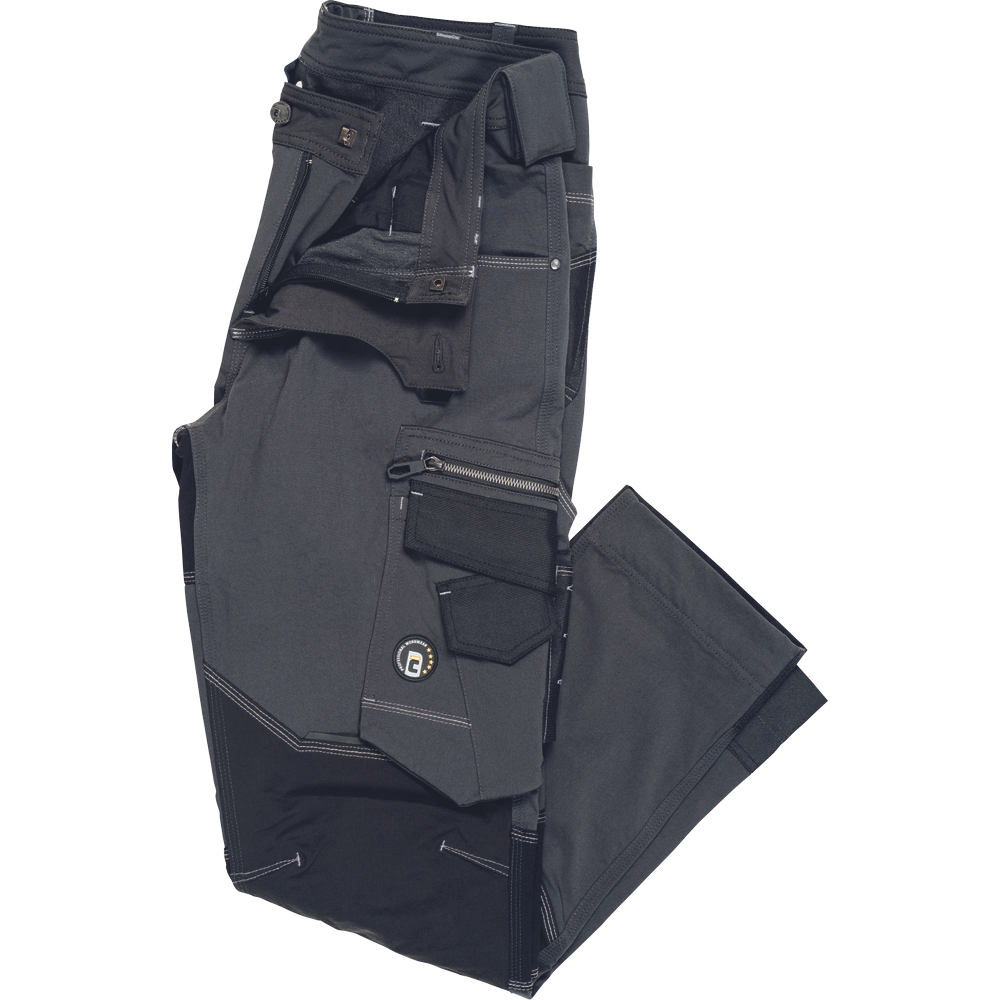 CERVA Neurum performance slim-fit werkbroek 4-way stretch grijs